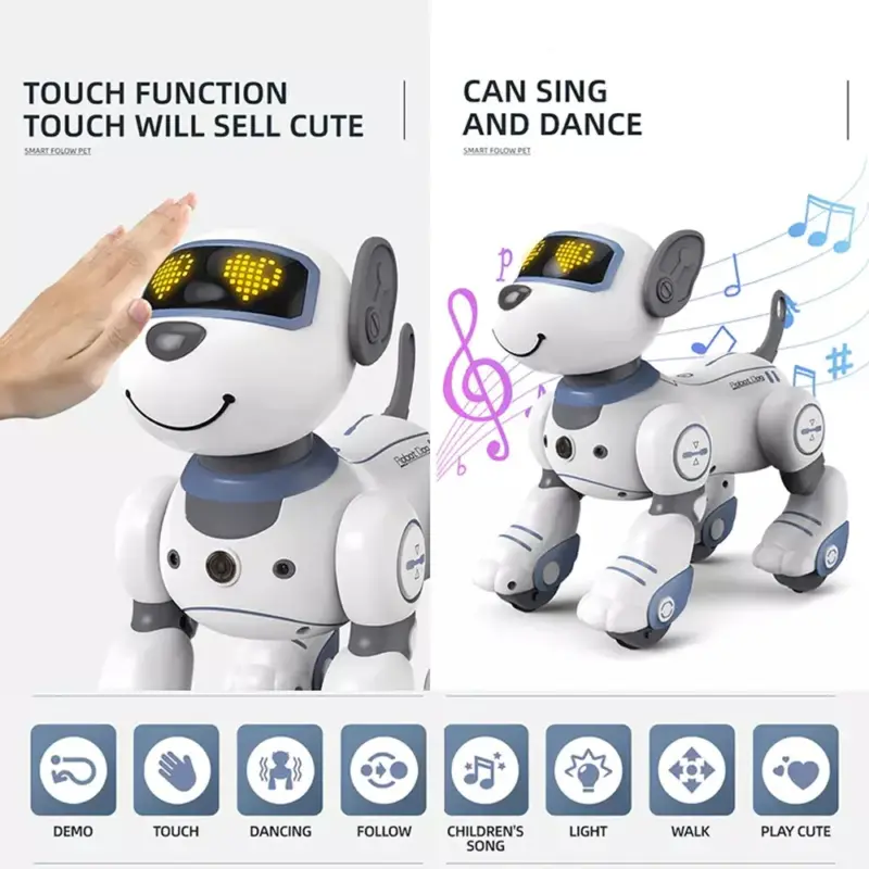 Chien robot pour enfant (avec télécommande) - Kf se e ddc cd ba f ebd d u - Robot Gadget