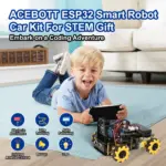 Kit de voiture robot électronique télécommandée - Kf s e cc a f d e bb g - Robot Gadget