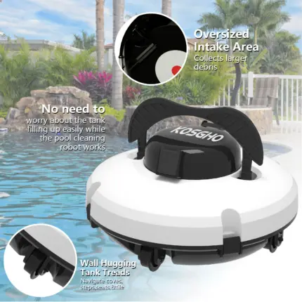 Aspirateur de piscine robot sans fil - Kf s f da e d b aae a daa n - Robot Gadget